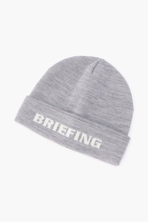 画像1: ブリーフィング ゴルフ BRIEFING WR WOOL LOGO BEANIE{-BEA} (1)