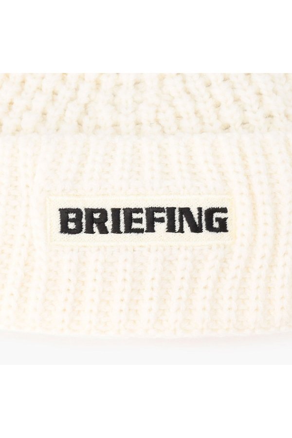 画像2: ブリーフィング ゴルフ BRIEFING WR WOOL BEANIE{-BEA} (2)