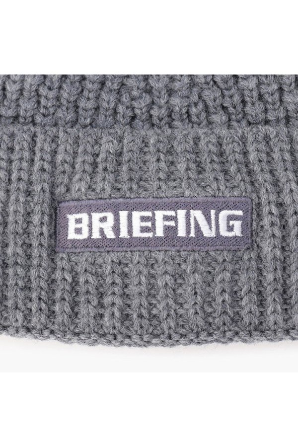 画像2: ブリーフィング ゴルフ BRIEFING WR WOOL BEANIE{-BEA} (2)