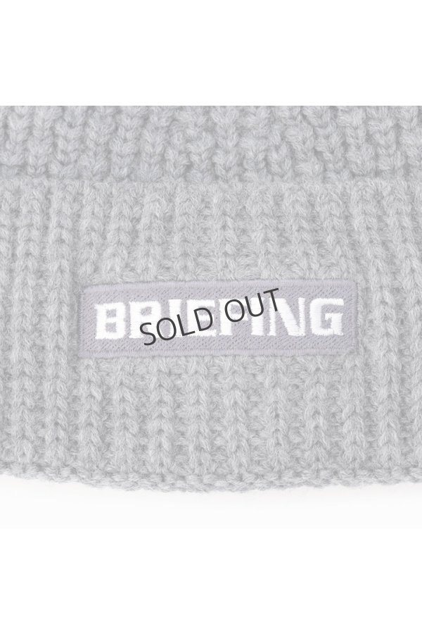 画像2: ブリーフィング ゴルフ BRIEFING WR WOOL BEANIE{-BEA} (2)