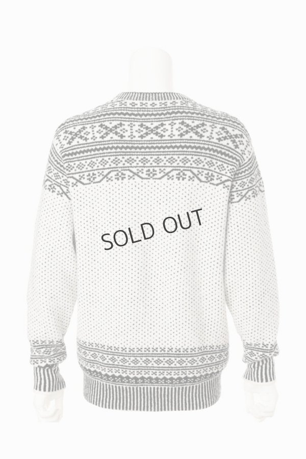 画像2: ブリーフィング ゴルフ BRIEFING HOL MEN’S FAIR ISLE CREWNECK KNIT{-BEA} (2)
