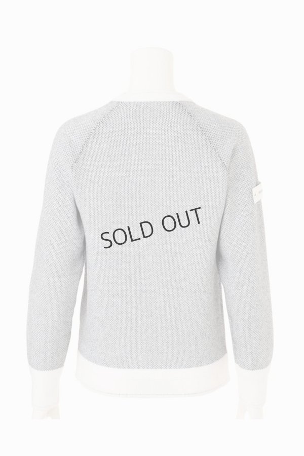 画像2: {SOLD}ブリーフィング ゴルフ BRIEFING WOMEN’S BIRDS EYE LOGO CREWNECK KNIT{-BEA} (2)