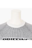 画像3: {SOLD}ブリーフィング ゴルフ BRIEFING WOMEN’S BIRDS EYE LOGO CREWNECK KNIT{-BEA} (3)