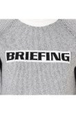 画像4: {SOLD}ブリーフィング ゴルフ BRIEFING WOMEN’S BIRDS EYE LOGO CREWNECK KNIT{-BEA} (4)