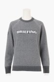 画像1: 【 10%OFF セール29,700円→26,730円】 ブリーフィング ゴルフ BRIEFING WOMEN’S BIRDS EYE LOGO CREWNECK KNIT{-BEA} (1)
