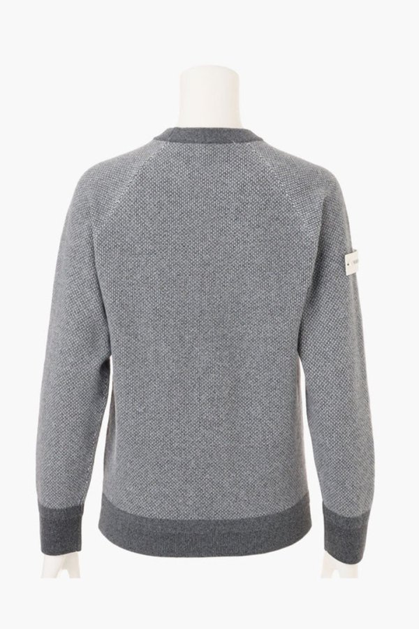 画像2: 【 10%OFF セール29,700円→26,730円】 ブリーフィング ゴルフ BRIEFING WOMEN’S BIRDS EYE LOGO CREWNECK KNIT{-BEA} (2)