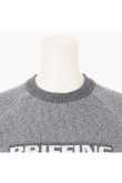 画像3: 【 10%OFF セール29,700円→26,730円】 ブリーフィング ゴルフ BRIEFING WOMEN’S BIRDS EYE LOGO CREWNECK KNIT{-BEA} (3)