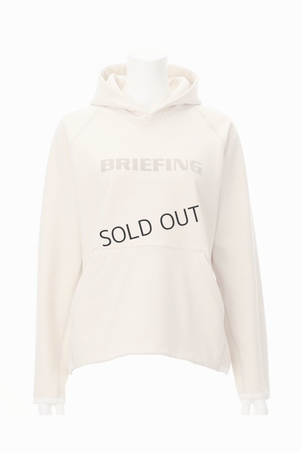 画像1: {SOLD}ブリーフィング ゴルフ BRIEFING WOMEN’S LOGO HOODIE{-BEA} (1)