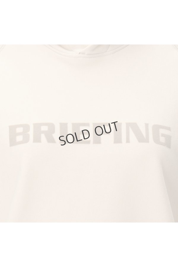 画像4: {SOLD}ブリーフィング ゴルフ BRIEFING WOMEN’S LOGO HOODIE{-BEA} (4)