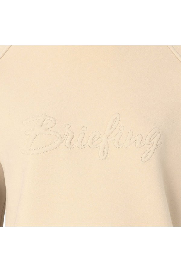 画像4: 【 20%OFF セール39,600円→31,680円】 ブリーフィング ゴルフ BRIEFING HOL WOMEN’S STITCH LOGO FAKE LAYERED HIGHNECK{-BEA} (4)