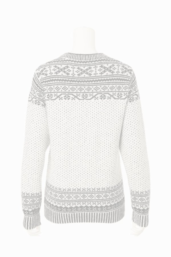 画像2:  {SOLD} ブリーフィング ゴルフ BRIEFING HOL WOMEN’S FAIR ISLE CREWNECK KNIT{-BEA} (2)