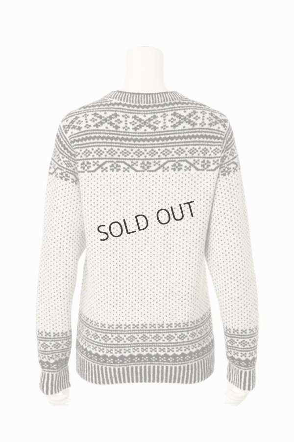 画像2: {SOLD}ブリーフィング ゴルフ BRIEFING HOL WOMEN’S FAIR ISLE CREWNECK KNIT{-BEA} (2)