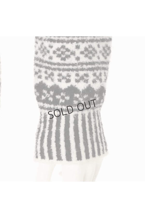 画像5: {SOLD}ブリーフィング ゴルフ BRIEFING HOL WOMEN’S FAIR ISLE CREWNECK KNIT{-BEA} (5)