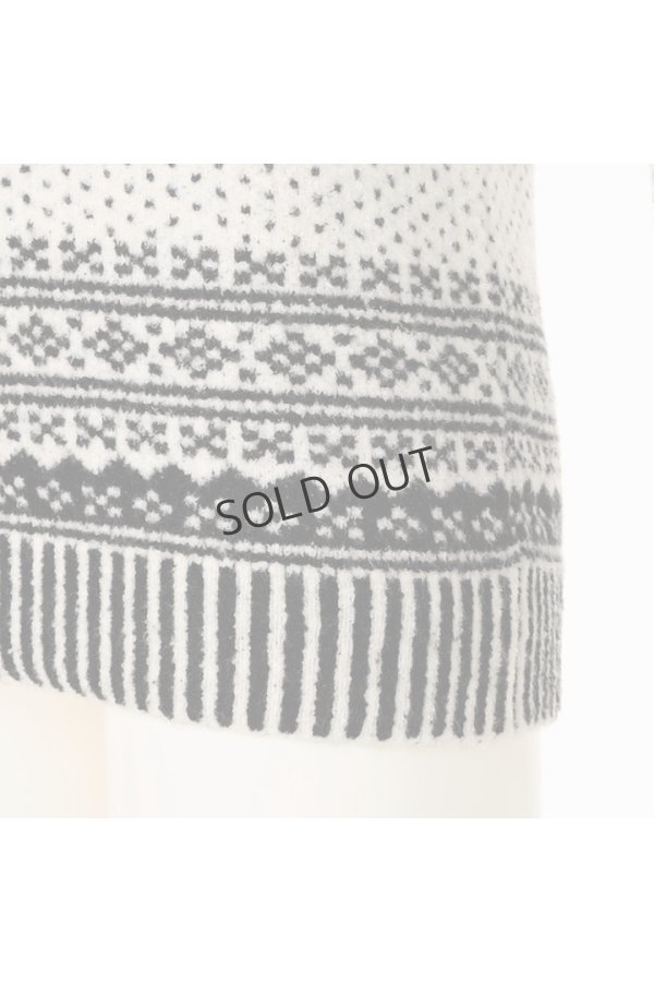 画像6: {SOLD}ブリーフィング ゴルフ BRIEFING HOL WOMEN’S FAIR ISLE CREWNECK KNIT{-BEA} (6)