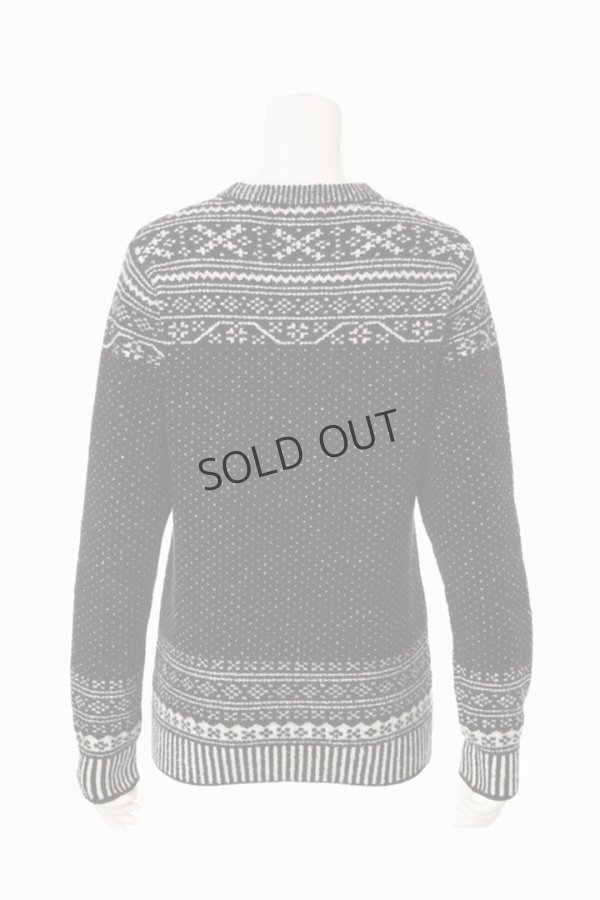 画像2: {SOLD}ブリーフィング ゴルフ BRIEFING HOL WOMEN’S FAIR ISLE CREWNECK KNIT{-BEA} (2)