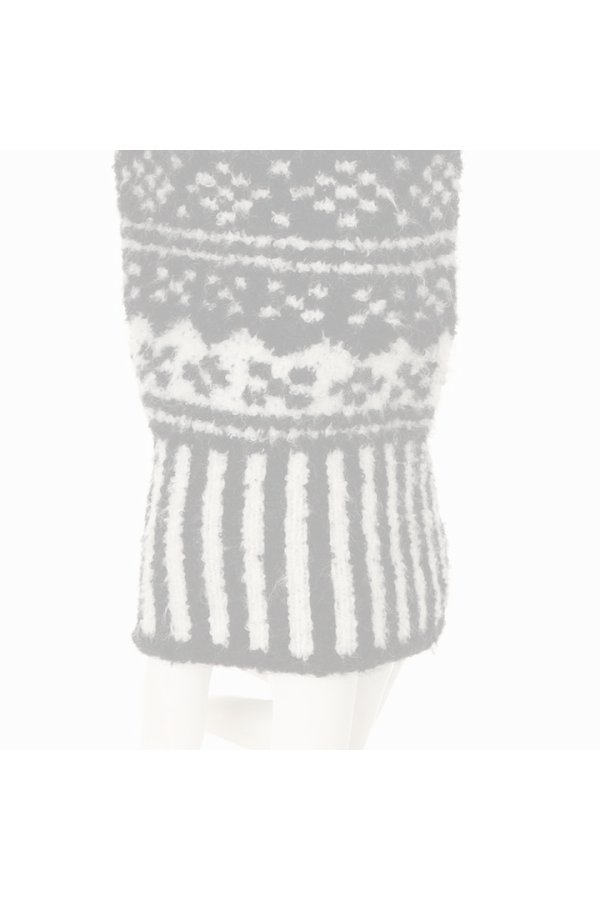画像5:  {SOLD} ブリーフィング ゴルフ BRIEFING HOL WOMEN’S FAIR ISLE CREWNECK KNIT{-BEA} (5)