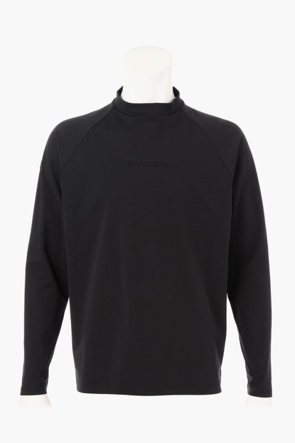 画像1: ブリーフィング ゴルフ BRIEFING MEN’S STITCHED 3D LOGO LS HIGHNECK （リラックスフィット）{-BFS} (1)