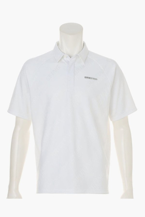 画像1: ブリーフィング ゴルフ BRIEFING MEN’S SHADOW LOGO JQ SHIRT （リラックスフィット）{-BFS} (1)