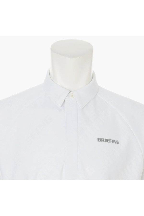 画像4: ブリーフィング ゴルフ BRIEFING MEN’S SHADOW LOGO JQ SHIRT （リラックスフィット）{-BFS} (4)