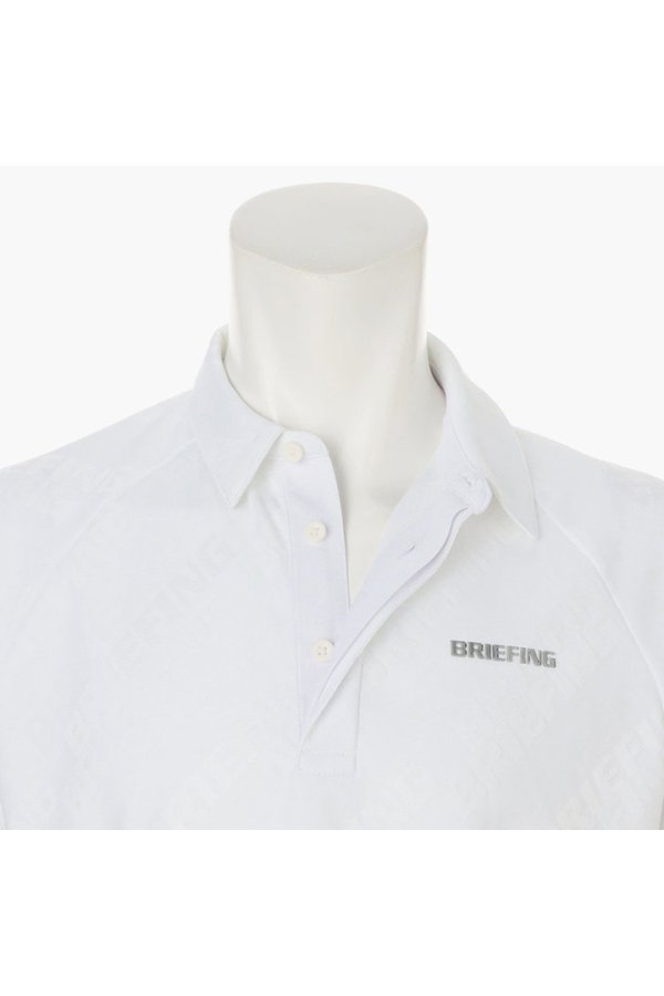 画像5: ブリーフィング ゴルフ BRIEFING MEN’S SHADOW LOGO JQ SHIRT （リラックスフィット）{-BFS} (5)