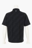 画像2: ブリーフィング ゴルフ BRIEFING MEN’S SHADOW LOGO JQ SHIRT （リラックスフィット）{-BFS} (2)