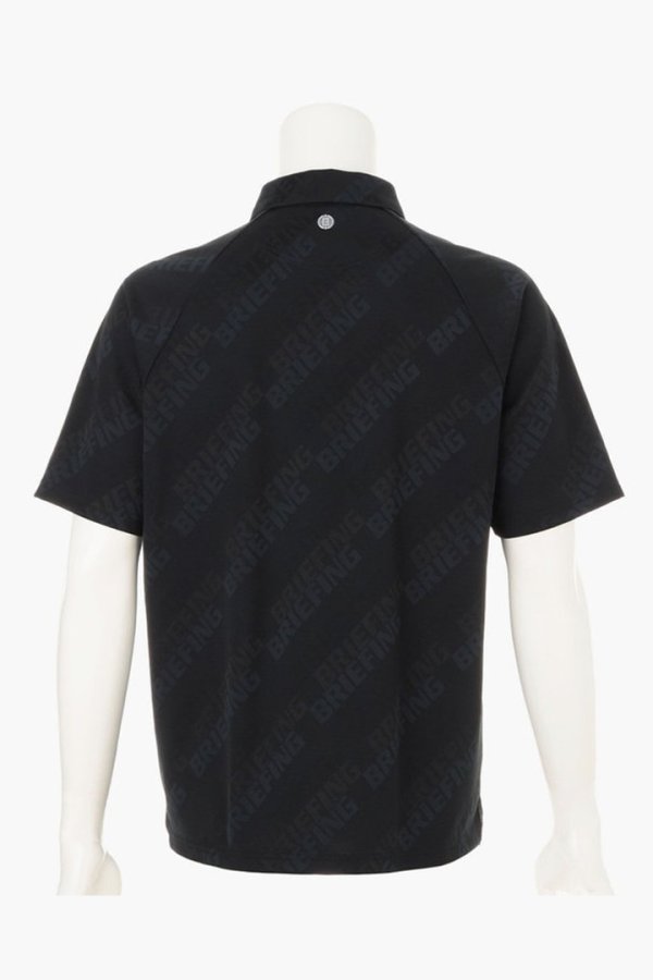 画像2: ブリーフィング ゴルフ BRIEFING MEN’S SHADOW LOGO JQ SHIRT （リラックスフィット）{-BFS} (2)