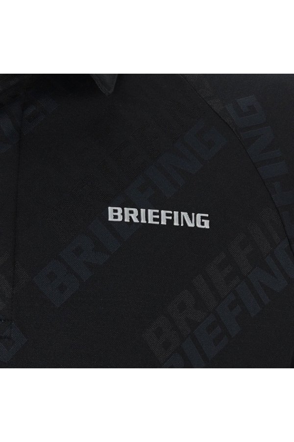 画像6: ブリーフィング ゴルフ BRIEFING MEN’S SHADOW LOGO JQ SHIRT （リラックスフィット）{-BFS} (6)
