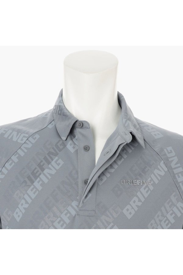 画像5: ブリーフィング ゴルフ BRIEFING MEN’S SHADOW LOGO JQ SHIRT （リラックスフィット）{-BFS} (5)