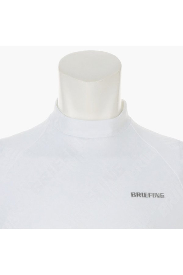 画像4: ブリーフィング ゴルフ BRIEFING MEN’S SHADOW LOGO JQ HIGHNECK （リラックスフィット）{-BFS} (4)