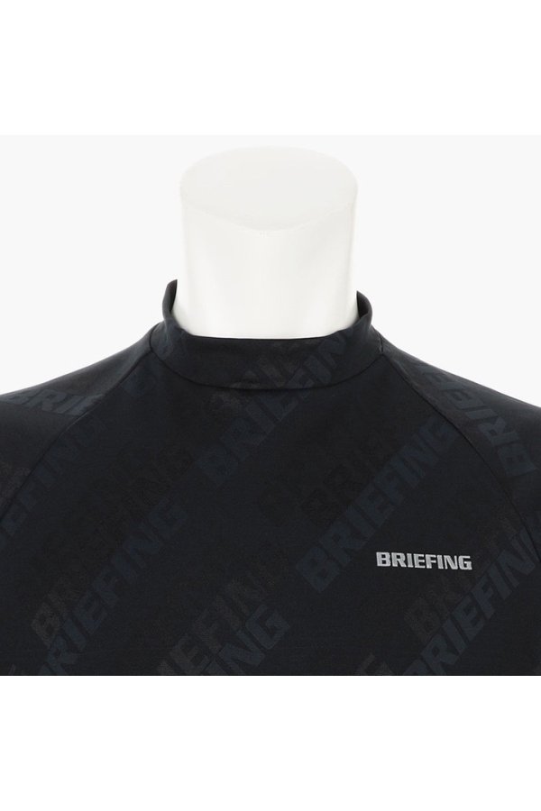 画像4: ブリーフィング ゴルフ BRIEFING MEN’S SHADOW LOGO JQ HIGHNECK （リラックスフィット）{-BFS} (4)