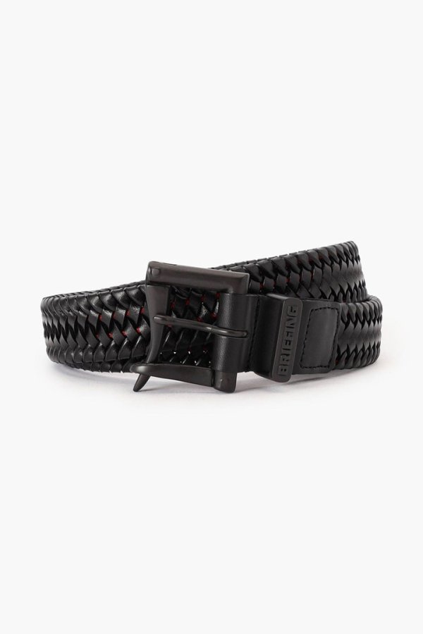 画像1: ブリーフィング ゴルフ BRIEFING MEN'S FIREMAN BUCKLE LEATHER MESH BELT{-BFS} (1)