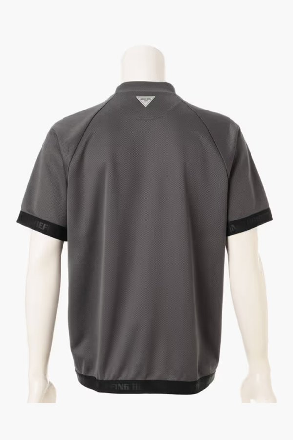 画像2: ブリーフィング ゴルフ BRIEFING REF MEN’S HEM LOGO HIGHNECK （リラックスフィット）{-BFA} (2)
