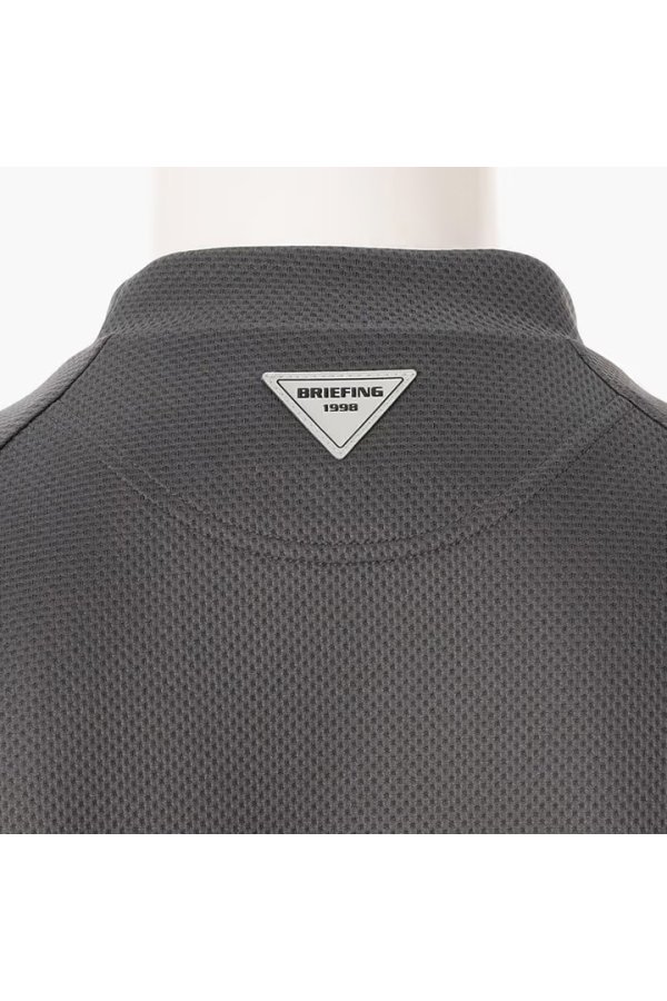 画像3: ブリーフィング ゴルフ BRIEFING REF MEN’S HEM LOGO HIGHNECK （リラックスフィット）{-BFA} (3)