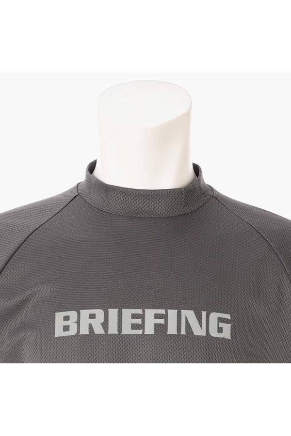 画像4: ブリーフィング ゴルフ BRIEFING REF MEN’S HEM LOGO HIGHNECK （リラックスフィット）{-BFA} (4)