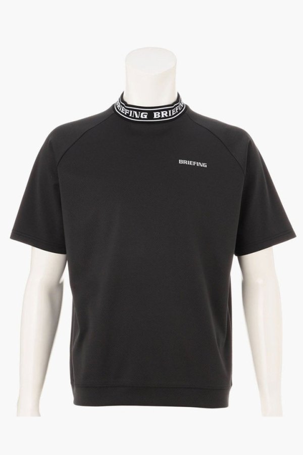画像1: ブリーフィング ゴルフ BRIEFING MEN’S NECK LOGO HIGHNECK RF{-BFA} (1)