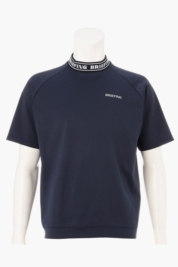 画像1: ブリーフィング ゴルフ BRIEFING MEN’S NECK LOGO HIGHNECK RF{-BFA} (1)