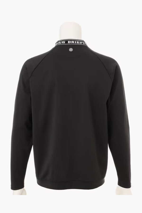 画像2: ブリーフィング ゴルフ BRIEFING MEN’S NECK LOGO LS HIGHNECK（リラックスフィット）{-BFA} (2)