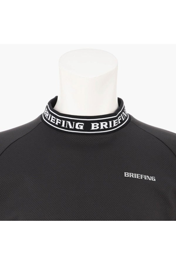画像4: ブリーフィング ゴルフ BRIEFING MEN’S NECK LOGO LS HIGHNECK（リラックスフィット）{-BFA} (4)