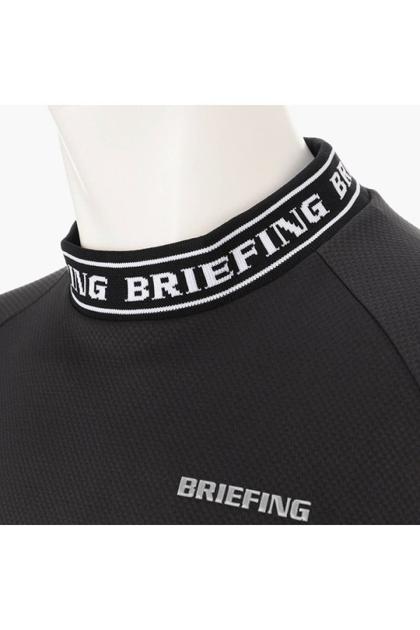 画像5: ブリーフィング ゴルフ BRIEFING MEN’S NECK LOGO LS HIGHNECK（リラックスフィット）{-BFA} (5)