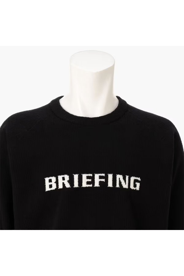 画像4: ブリーフィング ゴルフ BRIEFING MEN’S AIRY YARN KNIT CREWNECK{-BFA} (4)