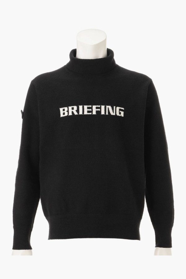 画像1: ブリーフィング ゴルフ BRIEFING MEN’S AIRY YARN KNIT TURTLENECK{-BFA} (1)