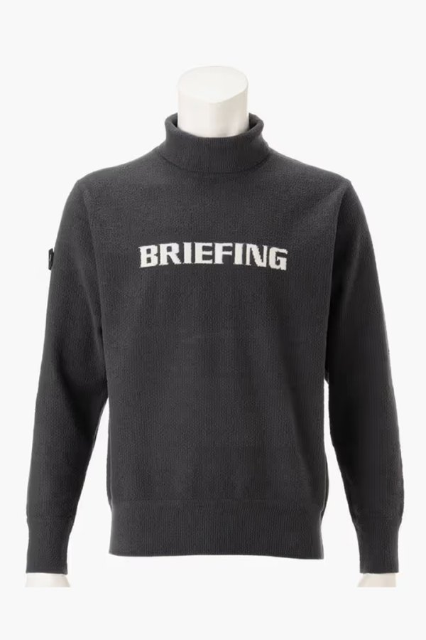 画像1: ブリーフィング ゴルフ BRIEFING MEN’S AIRY YARN KNIT TURTLENECK{-BFA} (1)
