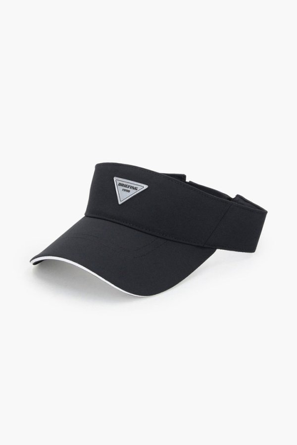 画像1: ブリーフィング ゴルフ BRIEFING REF MEN'S STRETCH TRIANGLE LOGO VISOR{-BFA} (1)
