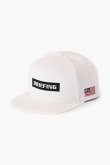 画像1: ブリーフィング ゴルフ BRIEFING MEN’S BOX LOGO FLAT VISOR CAP{-BFA} (1)