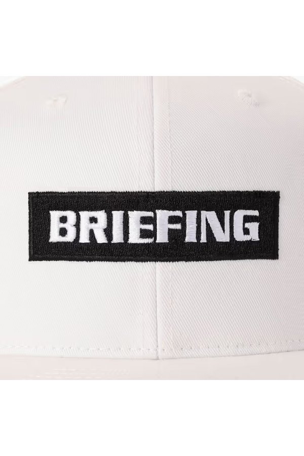 画像2: ブリーフィング ゴルフ BRIEFING MEN’S BOX LOGO FLAT VISOR CAP{-BFA} (2)