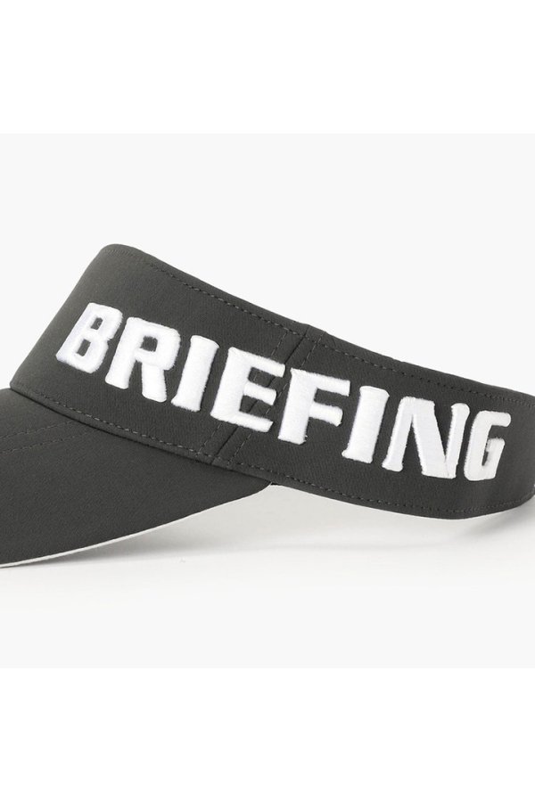 画像2: ブリーフィング ゴルフ BRIEFING MEN’S WR CORDURA ROUND LOGO VISOR{-BFA} (2)