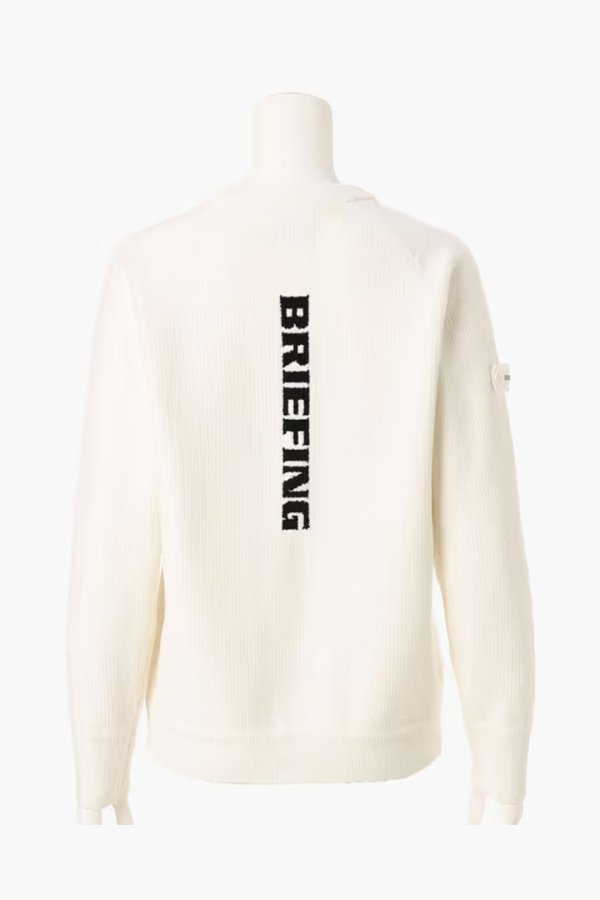 画像2: ブリーフィング ゴルフ BRIEFING WOMEN’S AIRY YARN KNIT CREWNECK{-BFA} (2)