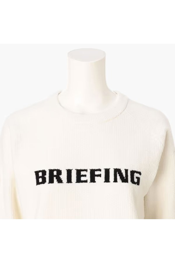 画像4: ブリーフィング ゴルフ BRIEFING WOMEN’S AIRY YARN KNIT CREWNECK{-BFA} (4)
