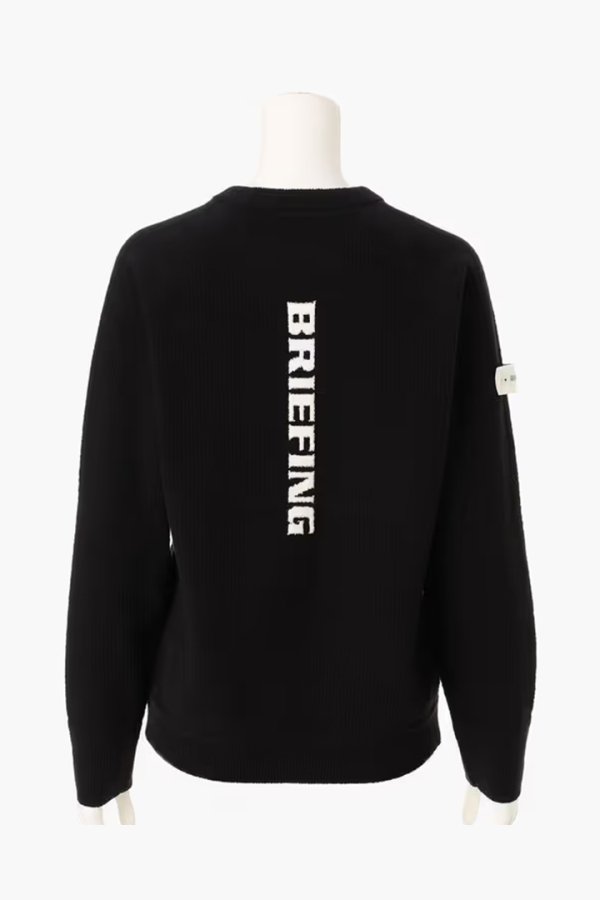 画像2: ブリーフィング ゴルフ BRIEFING WOMEN’S AIRY YARN KNIT CREWNECK{-BFA} (2)
