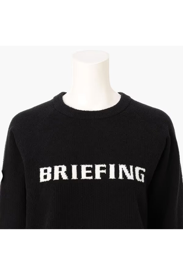 画像4: ブリーフィング ゴルフ BRIEFING WOMEN’S AIRY YARN KNIT CREWNECK{-BFA} (4)